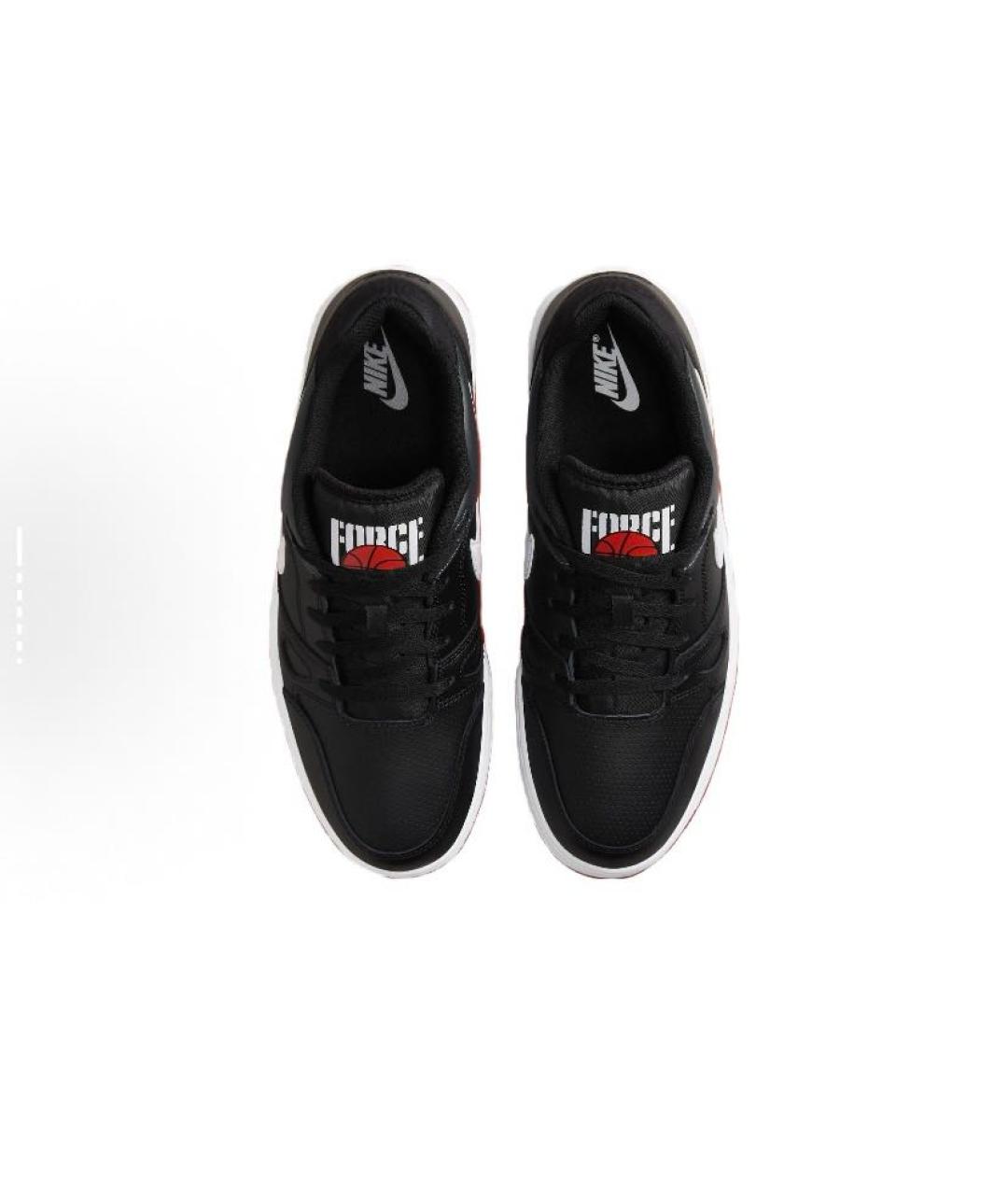 NIKE Черные кожаные кроссовки, фото 5