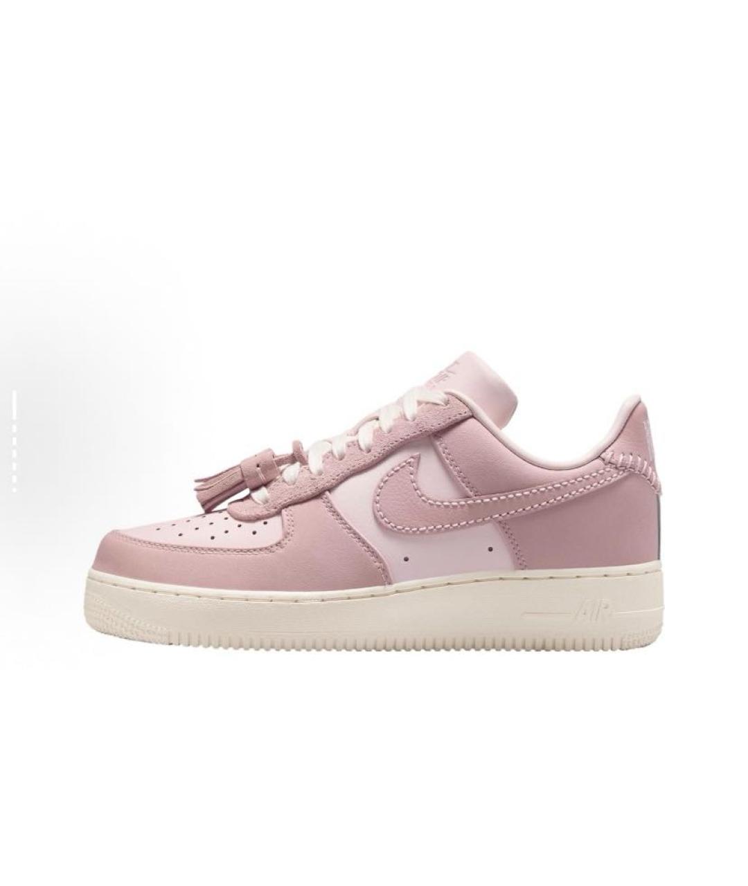NIKE Розовые кожаные кроссовки, фото 3