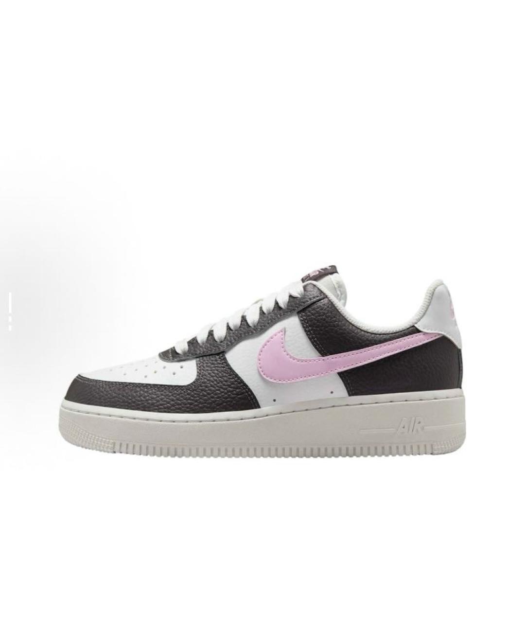 NIKE Белые кожаные кроссовки, фото 3