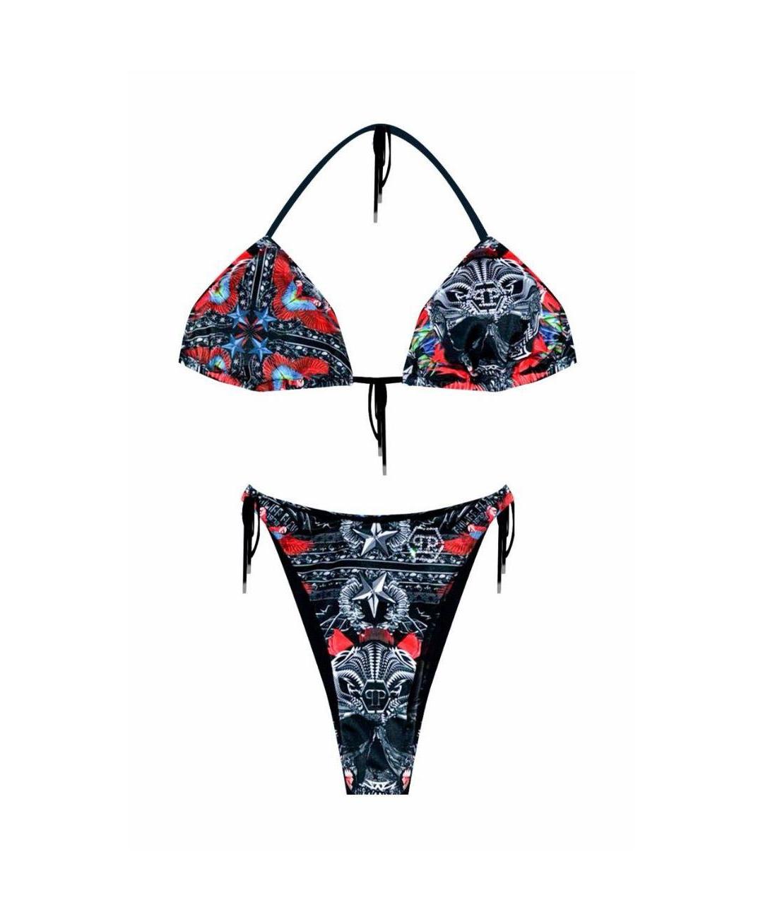 PHILIPP PLEIN Мульти полиэстеровый купальник, фото 1