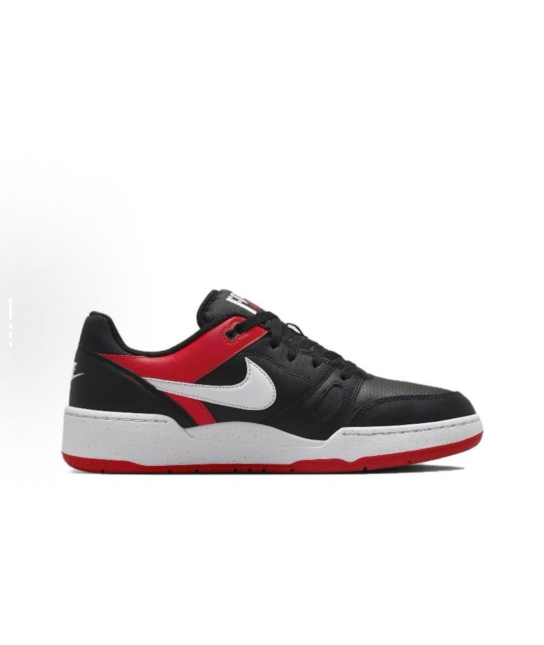 NIKE Черные кожаные кроссовки, фото 7
