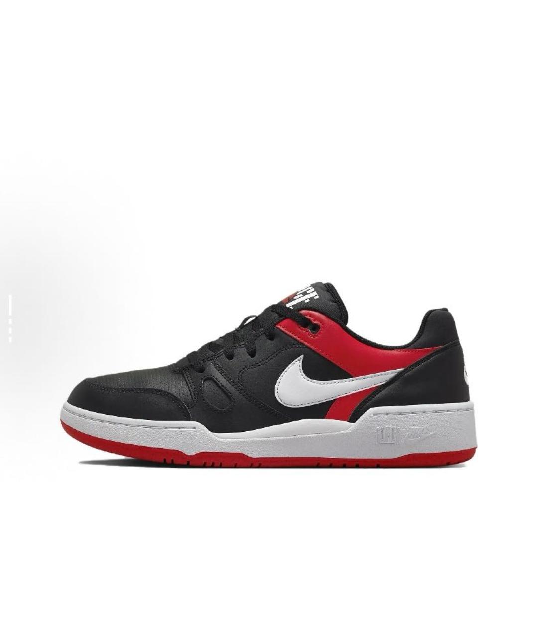NIKE Черные кожаные кроссовки, фото 3