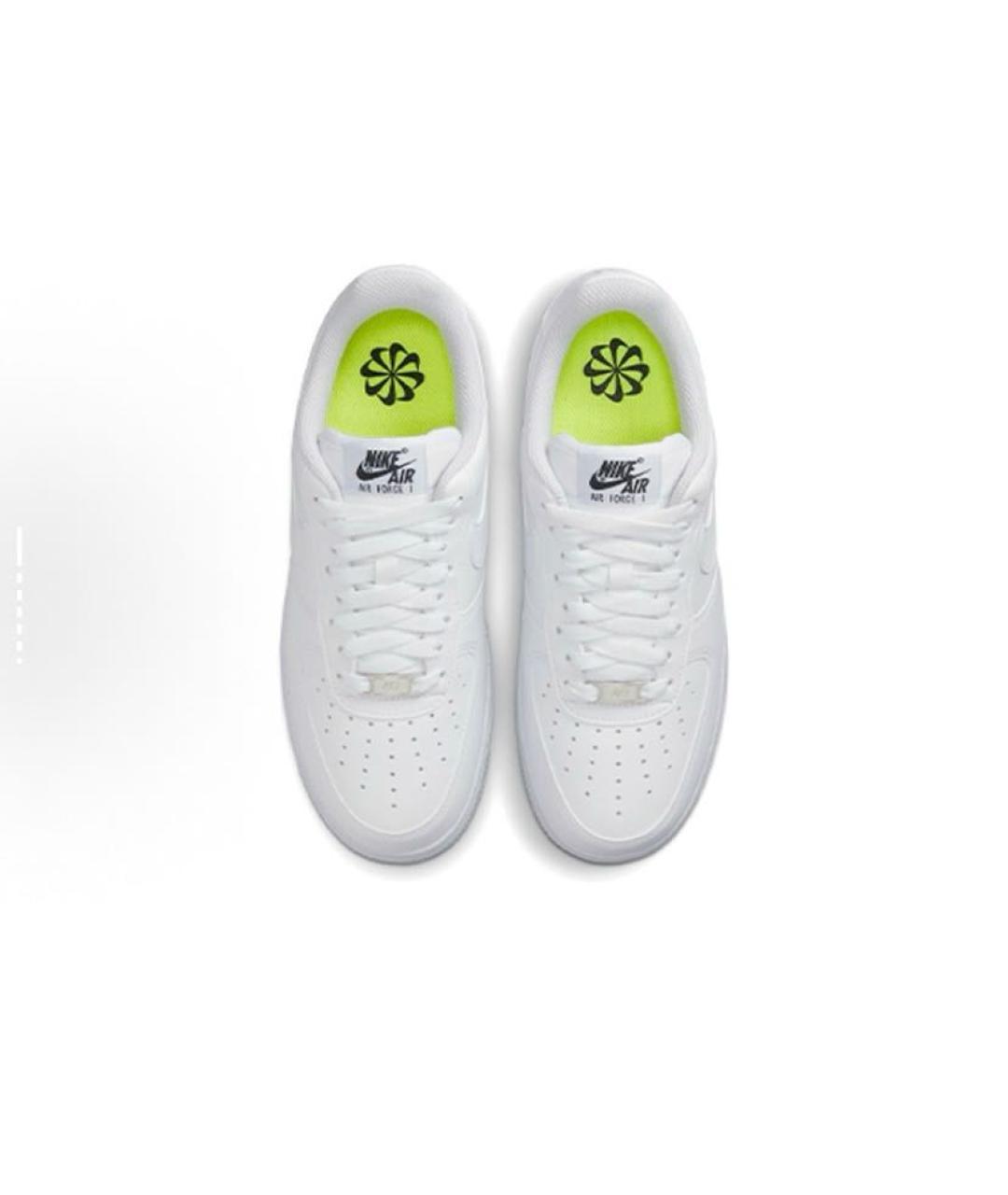 NIKE Белые кожаные кроссовки, фото 5