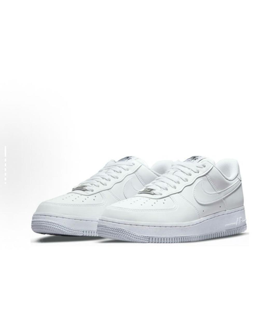 NIKE Белые кожаные кроссовки, фото 4