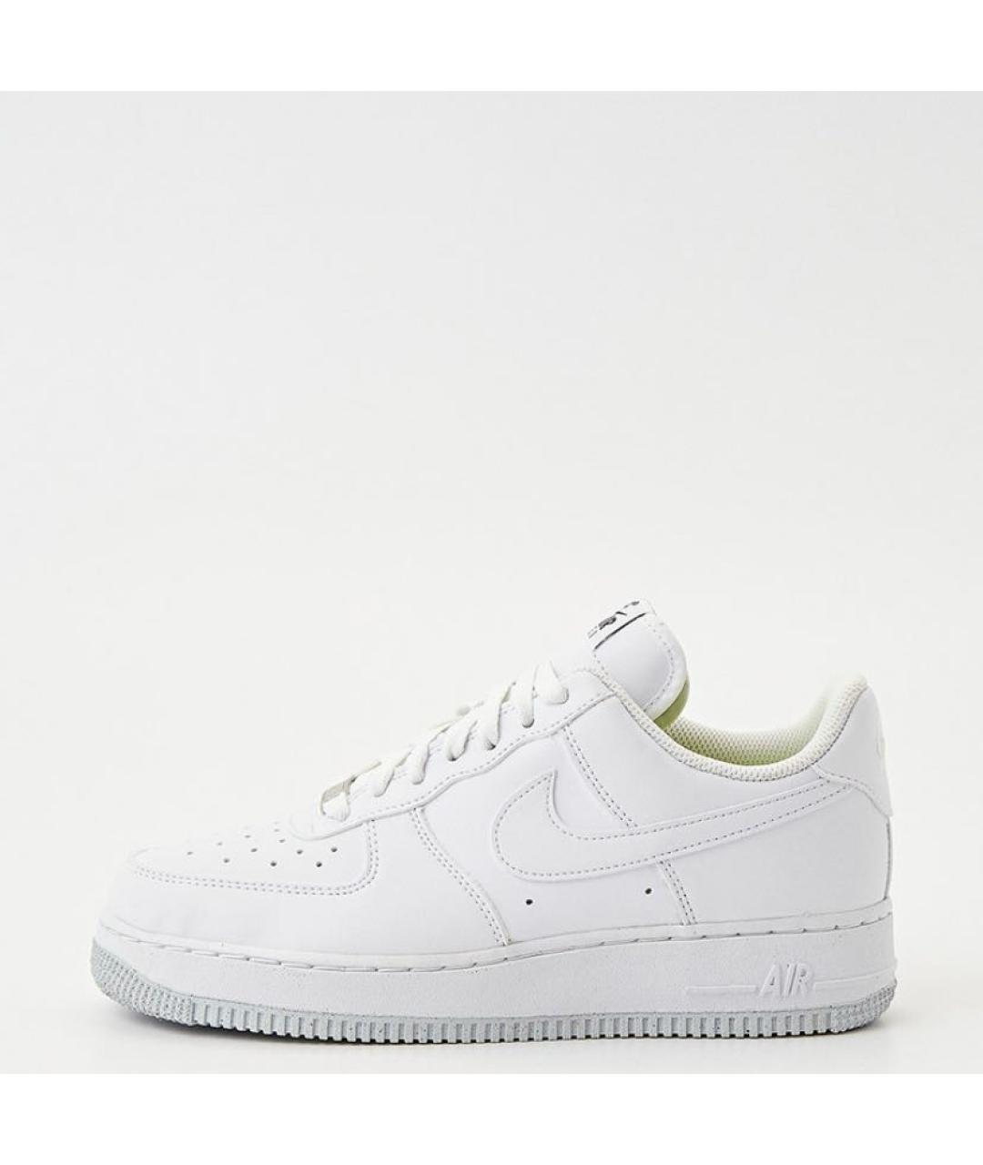 NIKE Белые кожаные кроссовки, фото 2