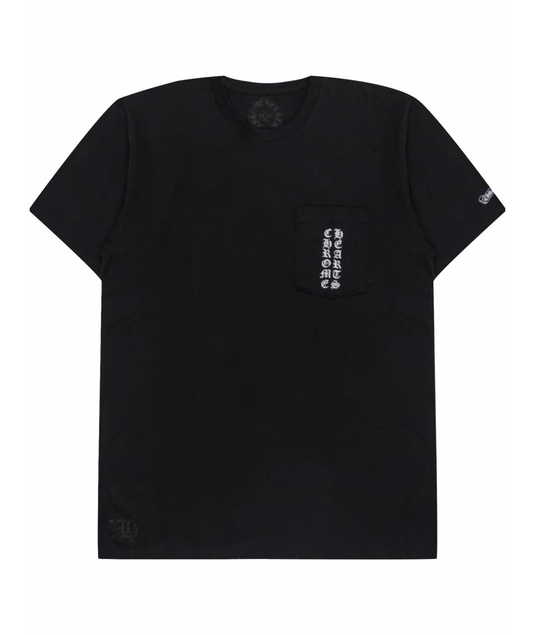 CHROME HEARTS Черная хлопковая футболка, фото 1