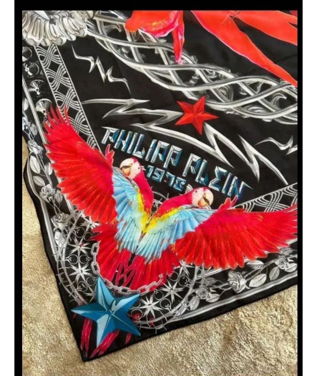 PHILIPP PLEIN Мульти полиэстеровое парео, фото 6