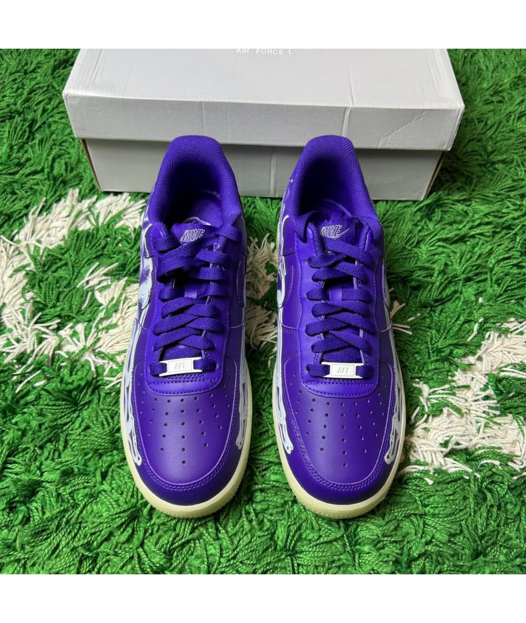 NIKE Фиолетовые низкие кроссовки / кеды, фото 3