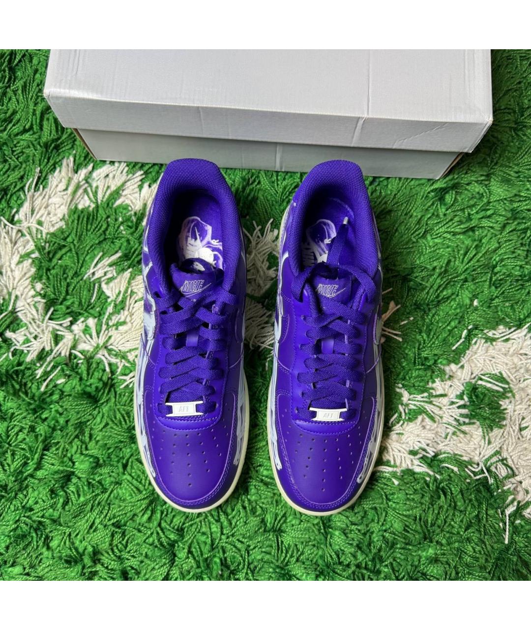 NIKE Фиолетовые низкие кроссовки / кеды, фото 2