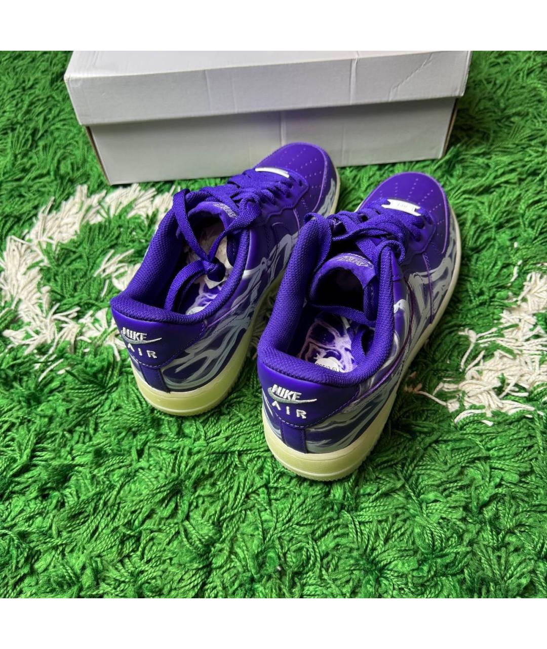 NIKE Фиолетовые низкие кроссовки / кеды, фото 6