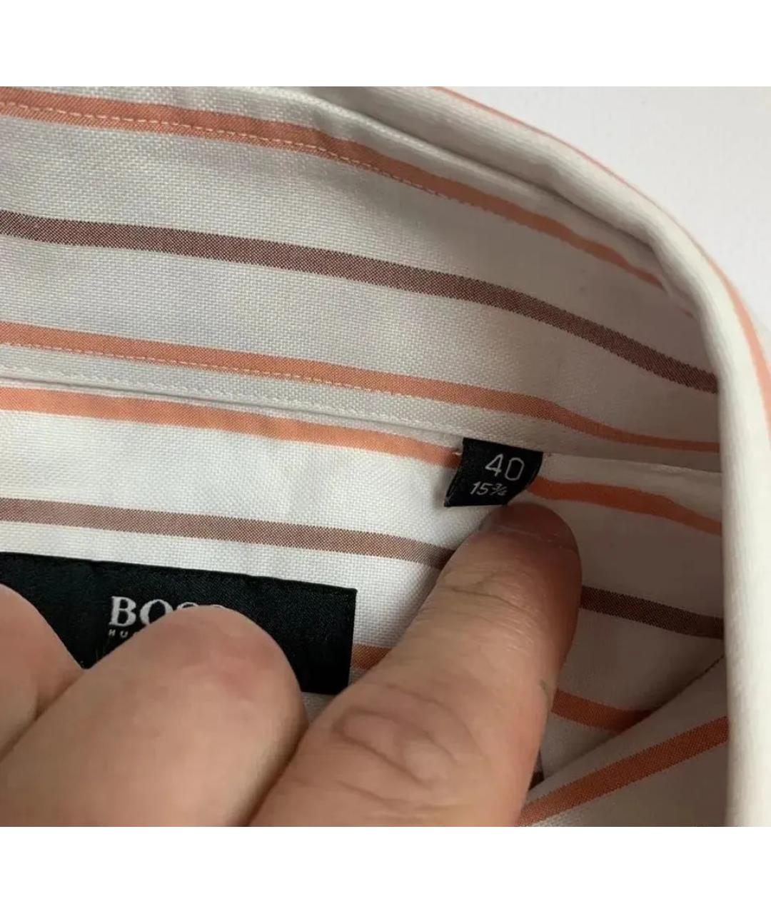 HUGO BOSS Хлопковая кэжуал рубашка, фото 4