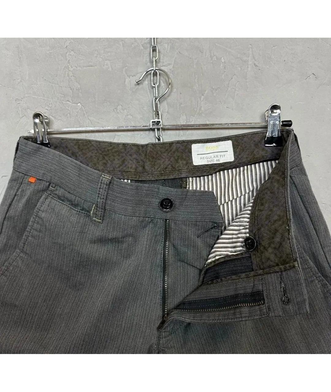 HUGO BOSS Серые брюки чинос, фото 5