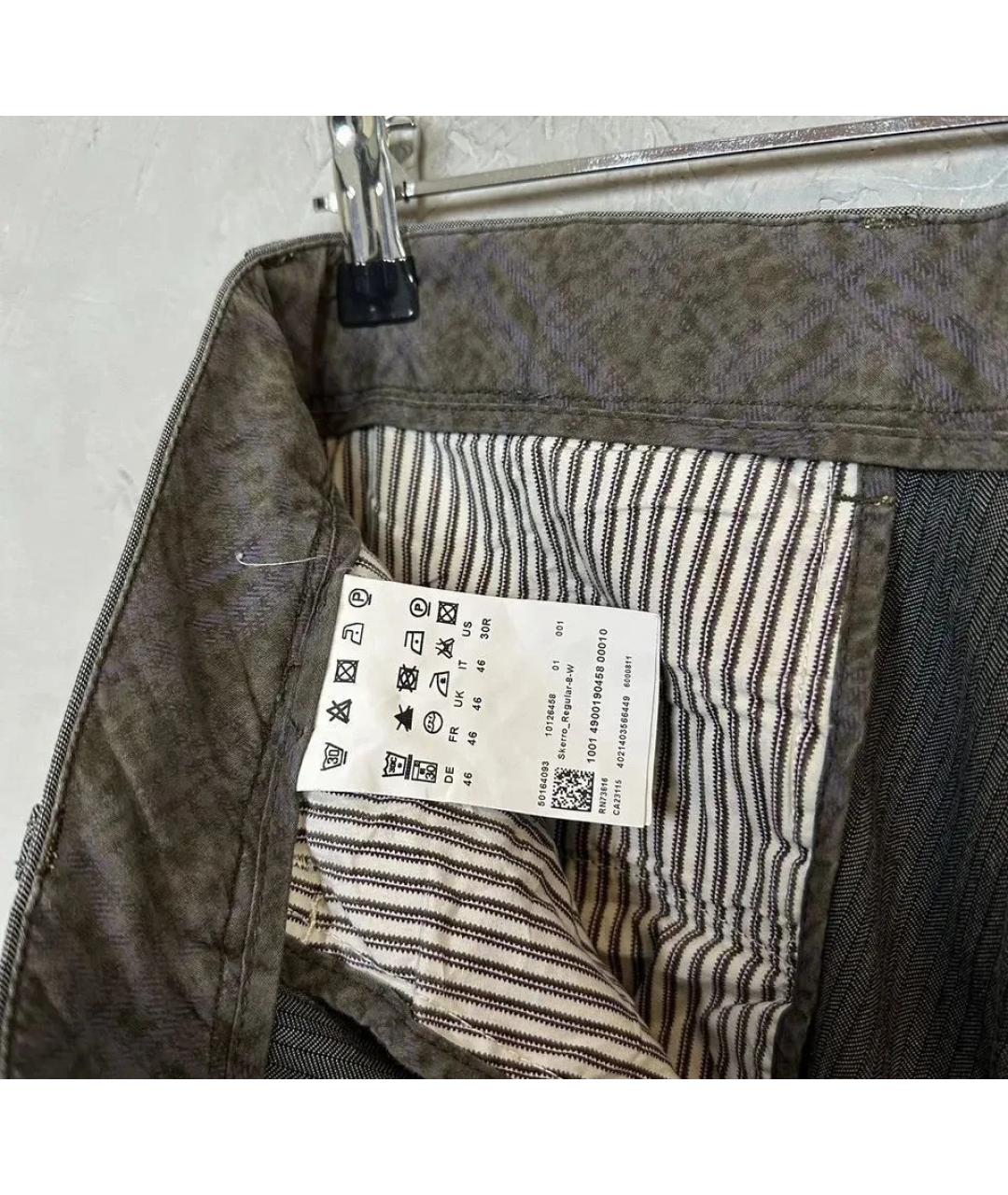 HUGO BOSS Серые брюки чинос, фото 7