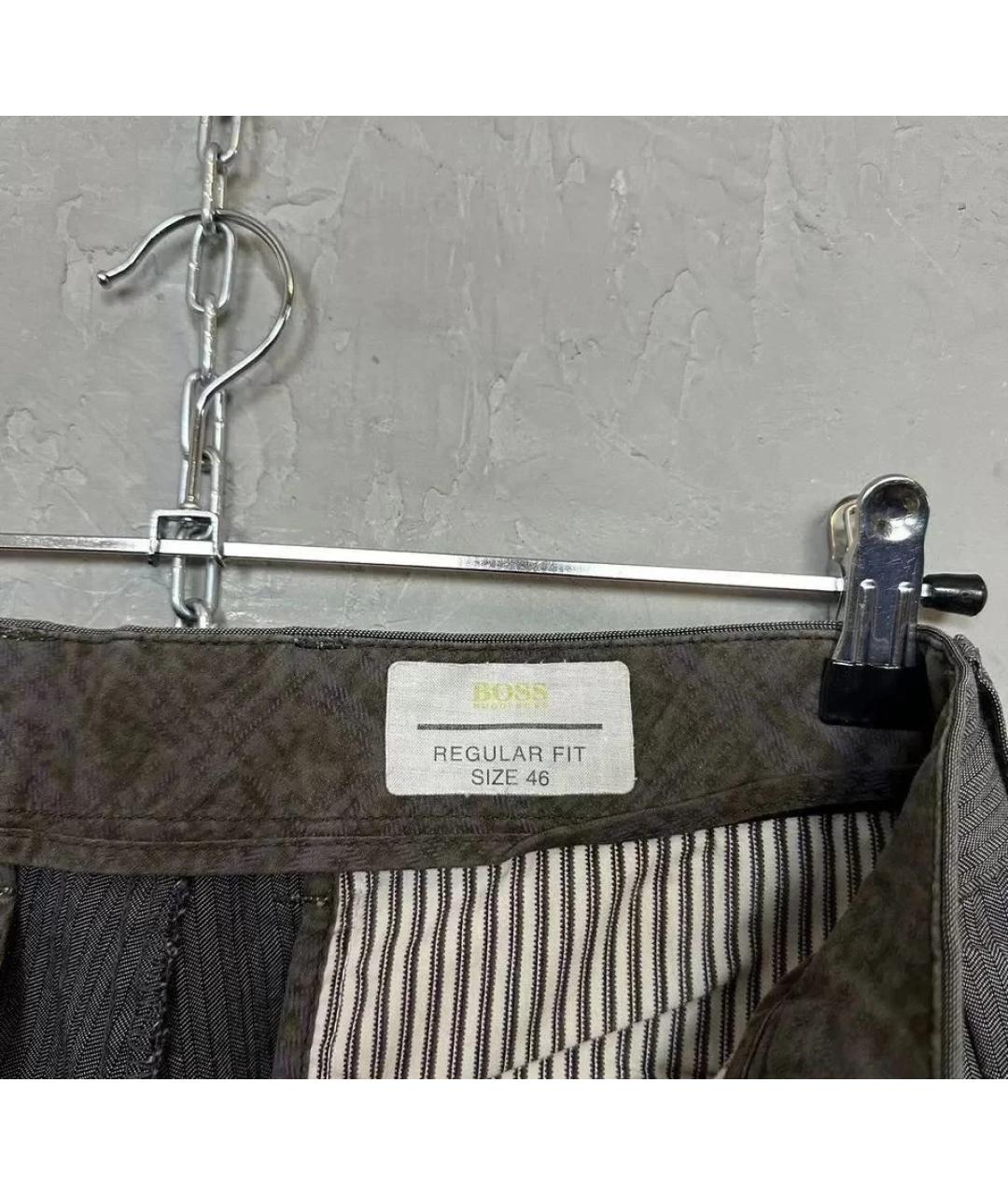 HUGO BOSS Серые брюки чинос, фото 6