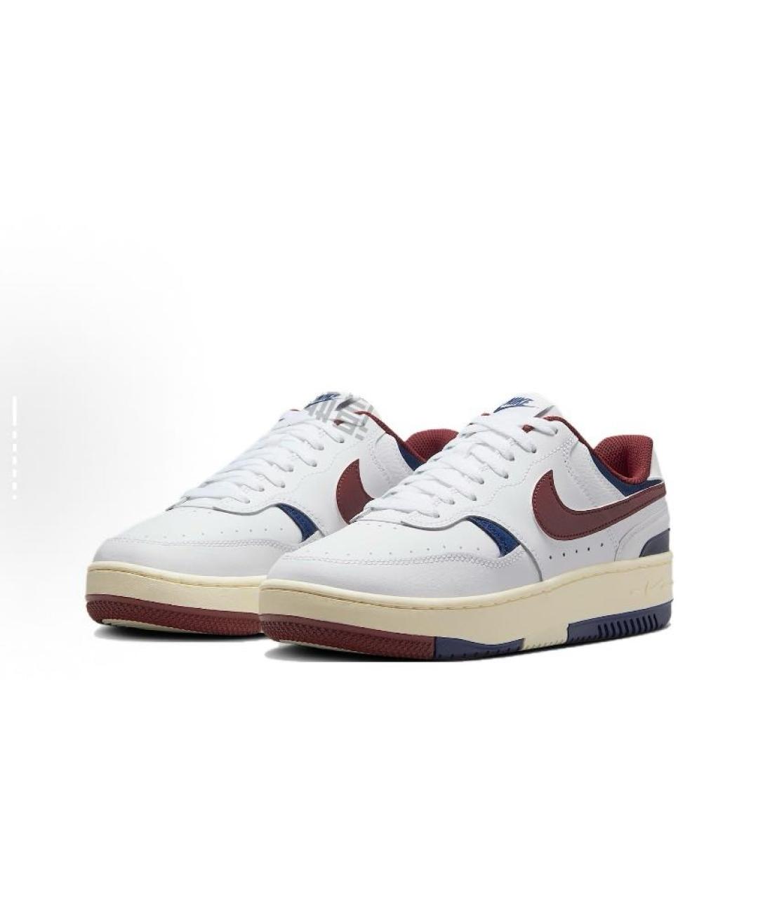 NIKE Белые кожаные кроссовки, фото 4