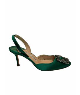 MANOLO BLAHNIK Лодочки на низком каблуке