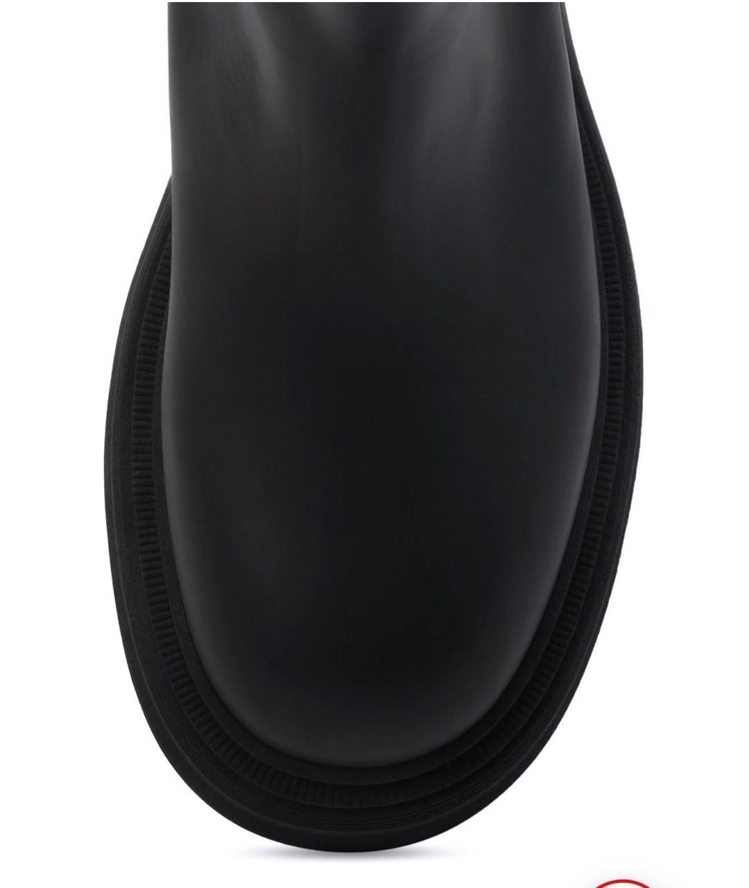 GIA COUTURE Черные кожаные сапоги, фото 2