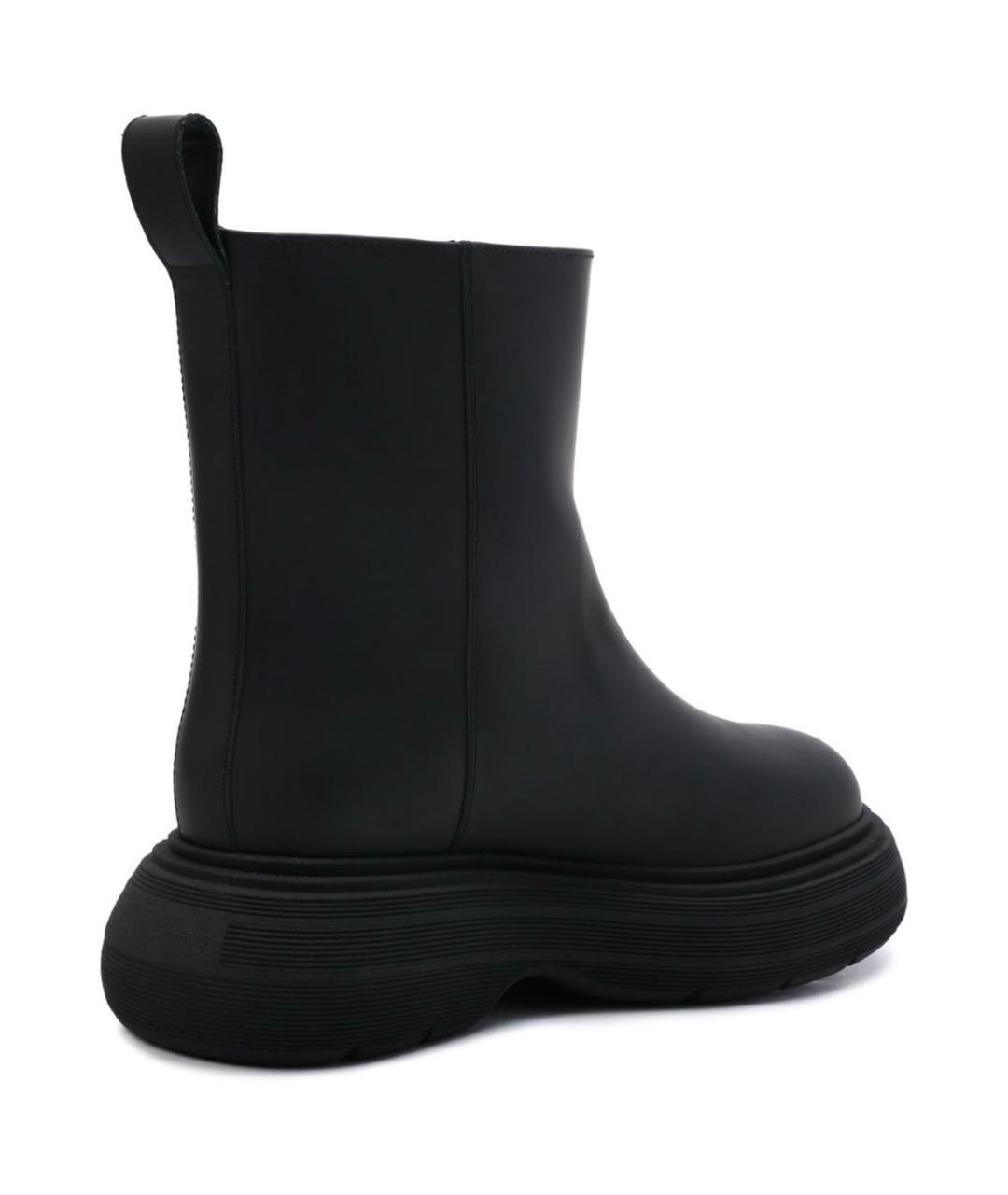 GIA COUTURE Черные кожаные сапоги, фото 3