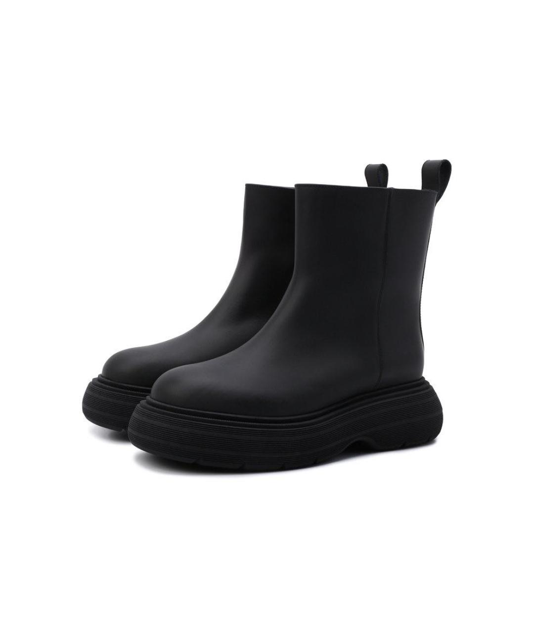 GIA COUTURE Черные кожаные сапоги, фото 7