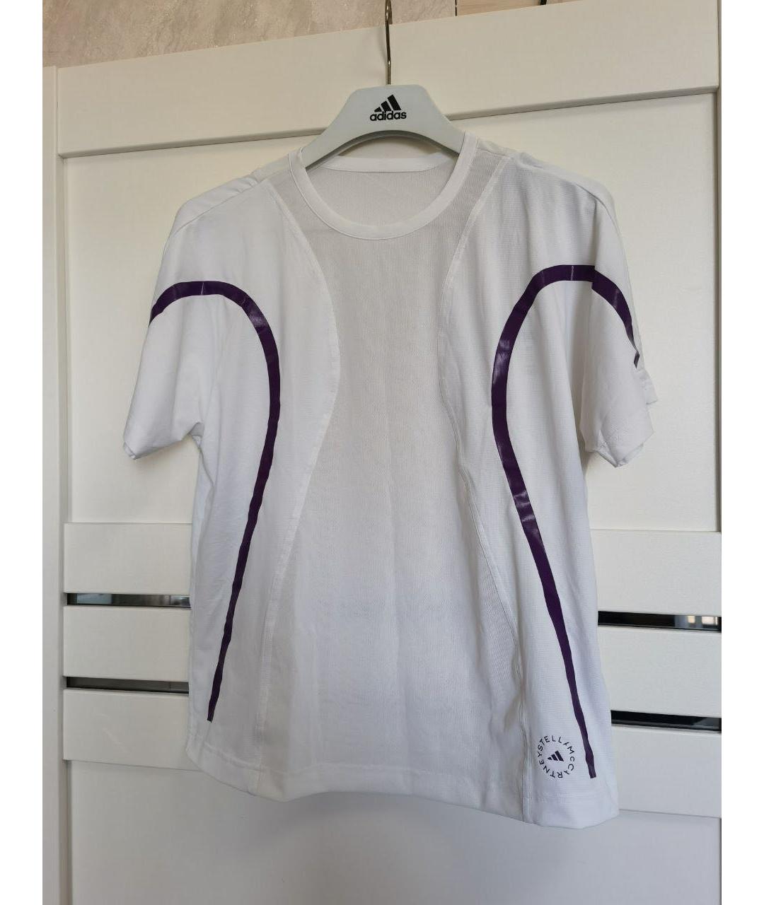 ADIDAS BY STELLA MCCARTNEY Белая полиэстеровая футболка, фото 7