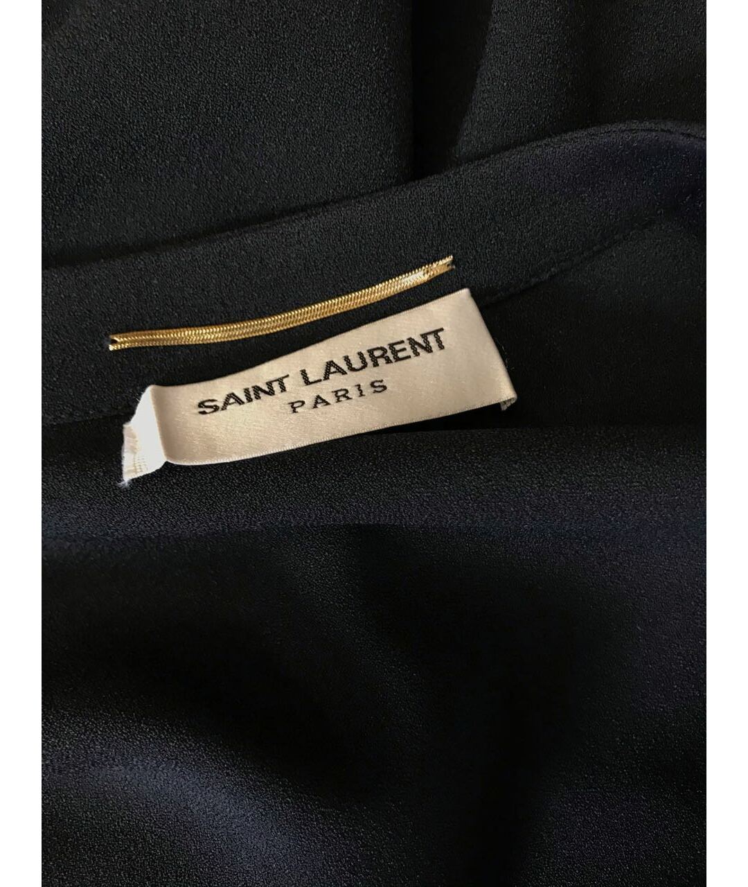 SAINT LAURENT Черное платье, фото 4