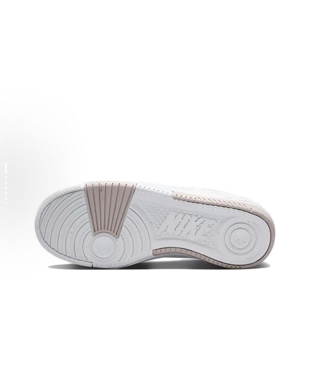 NIKE Белые кожаные кроссовки, фото 6