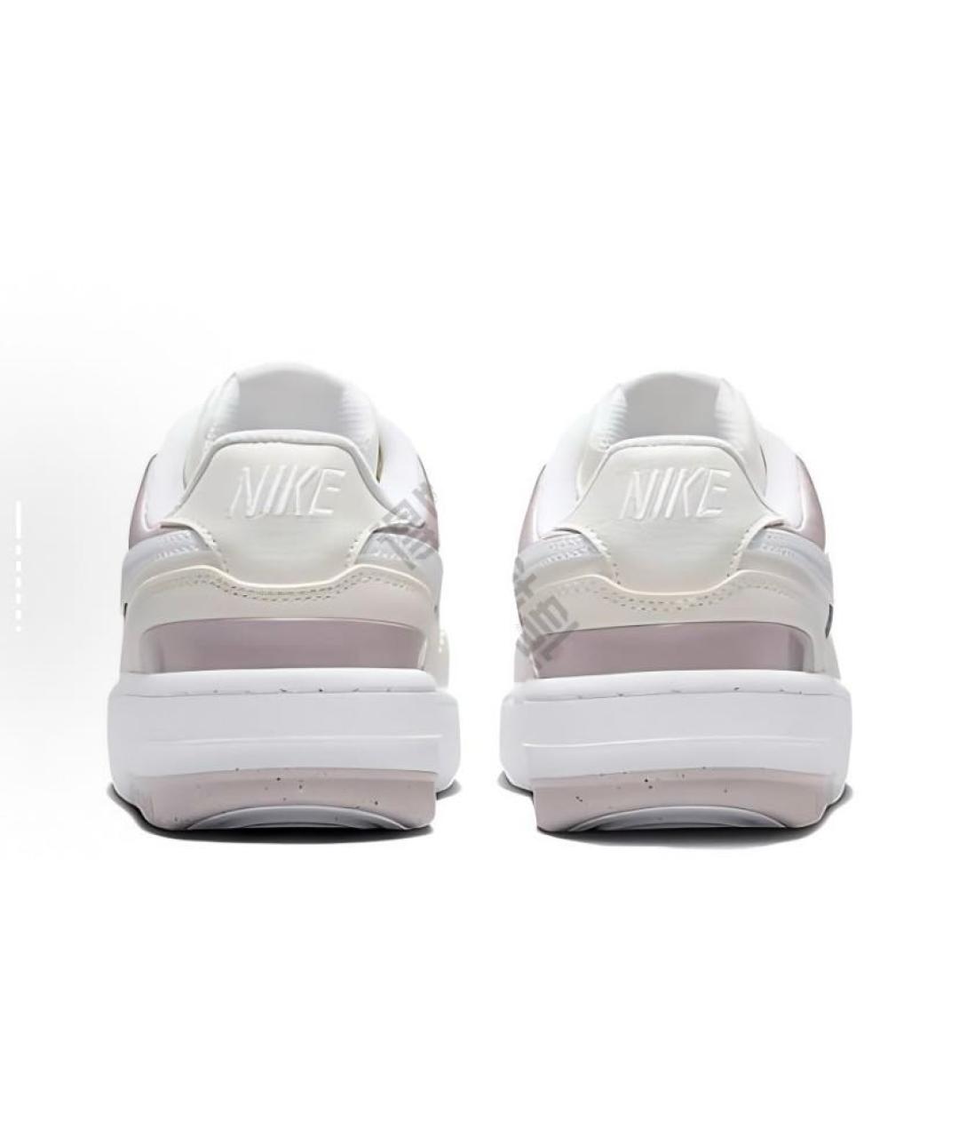 NIKE Белые кожаные кроссовки, фото 5