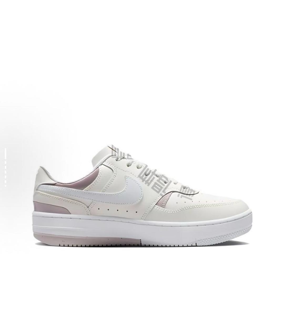 NIKE Белые кожаные кроссовки, фото 7