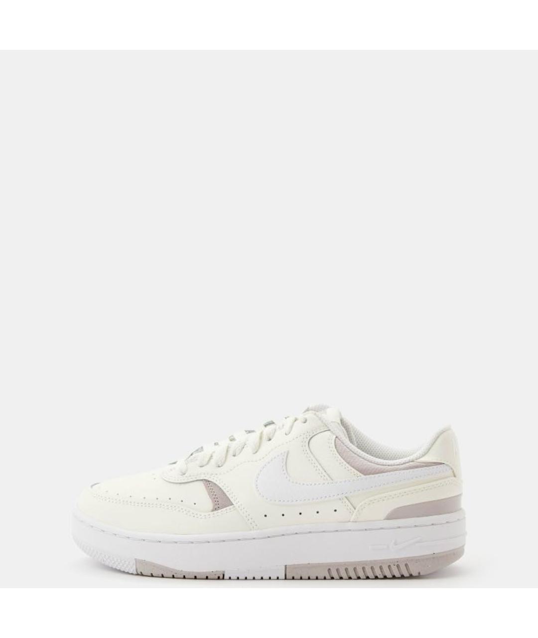 NIKE Белые кожаные кроссовки, фото 2
