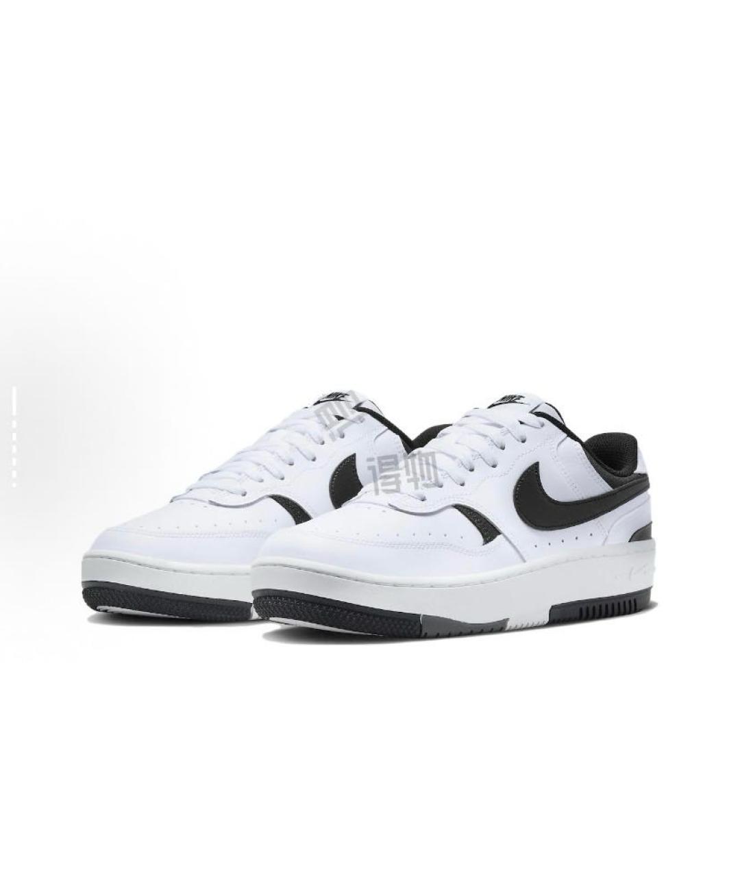 NIKE Белые кожаные кроссовки, фото 4