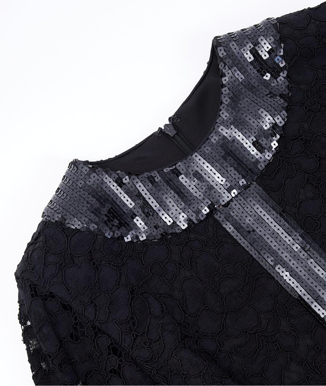 SAINT LAURENT Черное вискозное платье, фото 3