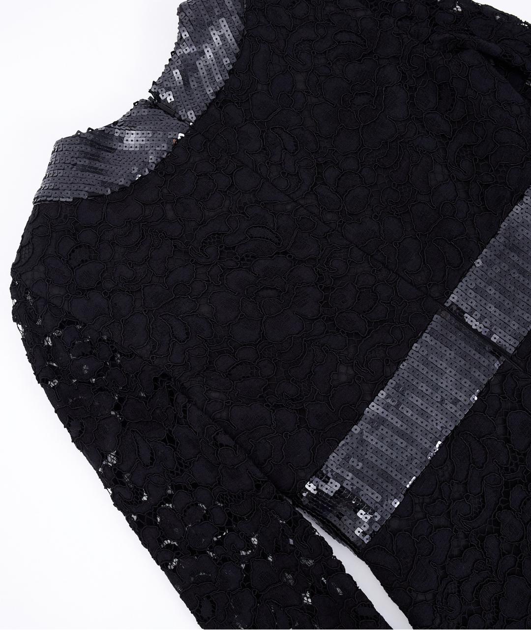 SAINT LAURENT Черное вискозное платье, фото 7