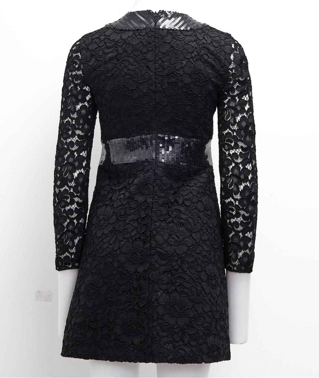 SAINT LAURENT Черное вискозное платье, фото 2