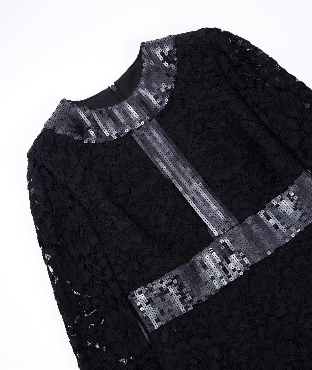 SAINT LAURENT Черное вискозное платье, фото 4