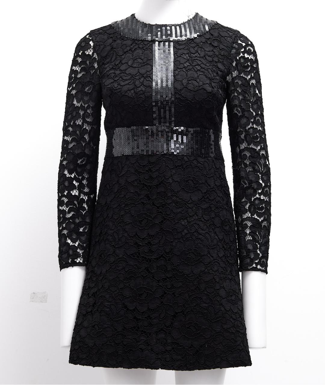 SAINT LAURENT Черное вискозное платье, фото 8