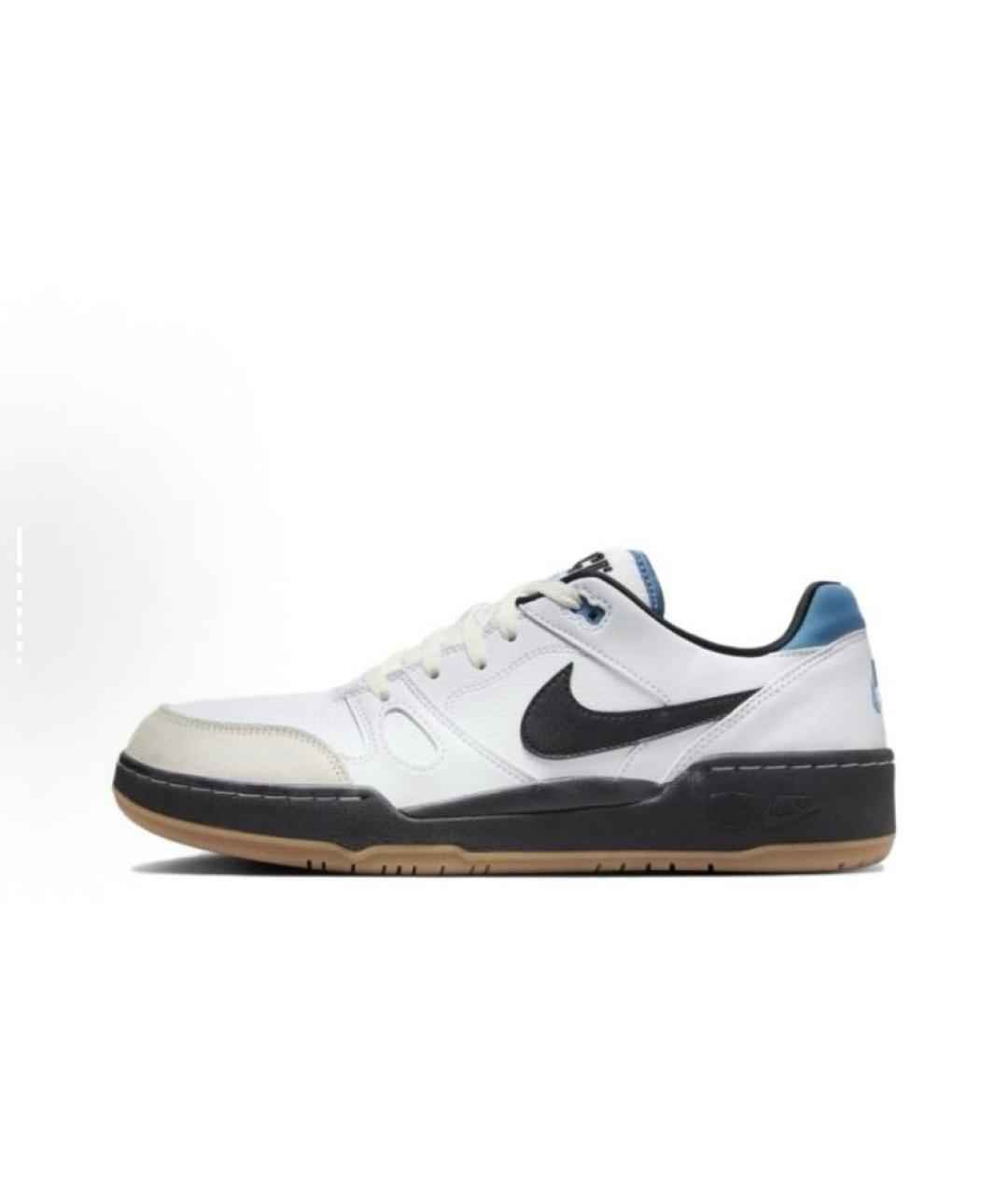 NIKE Белые кожаные кроссовки, фото 3