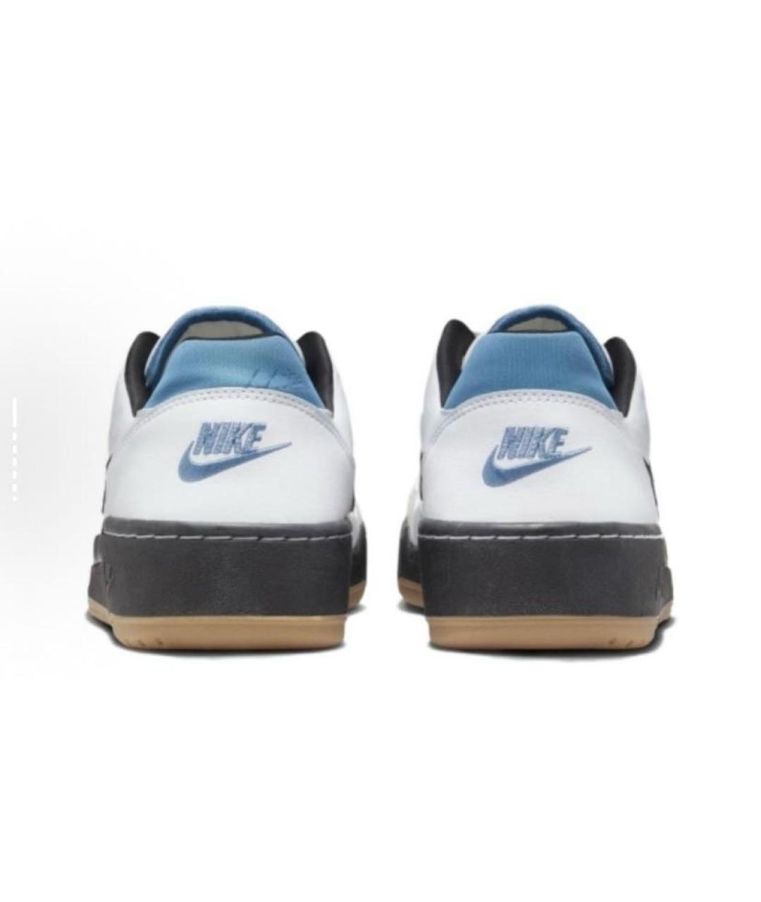NIKE Белые кожаные кроссовки, фото 6