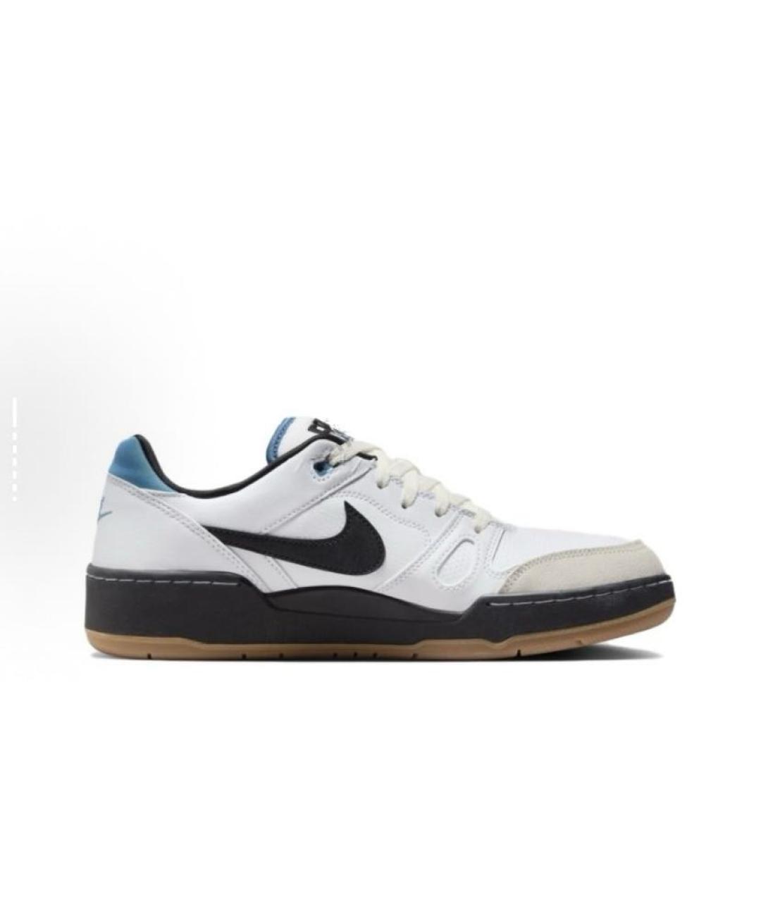 NIKE Белые кожаные кроссовки, фото 7