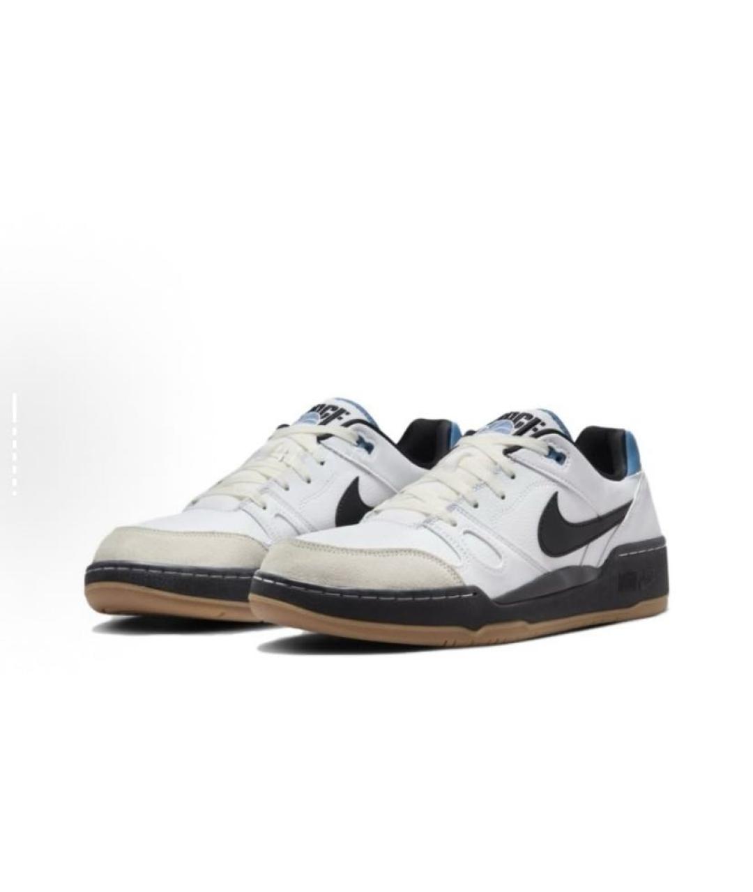 NIKE Белые кожаные кроссовки, фото 5