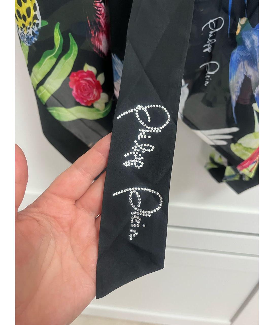 PHILIPP PLEIN Мульти полиэстеровая туника, фото 4