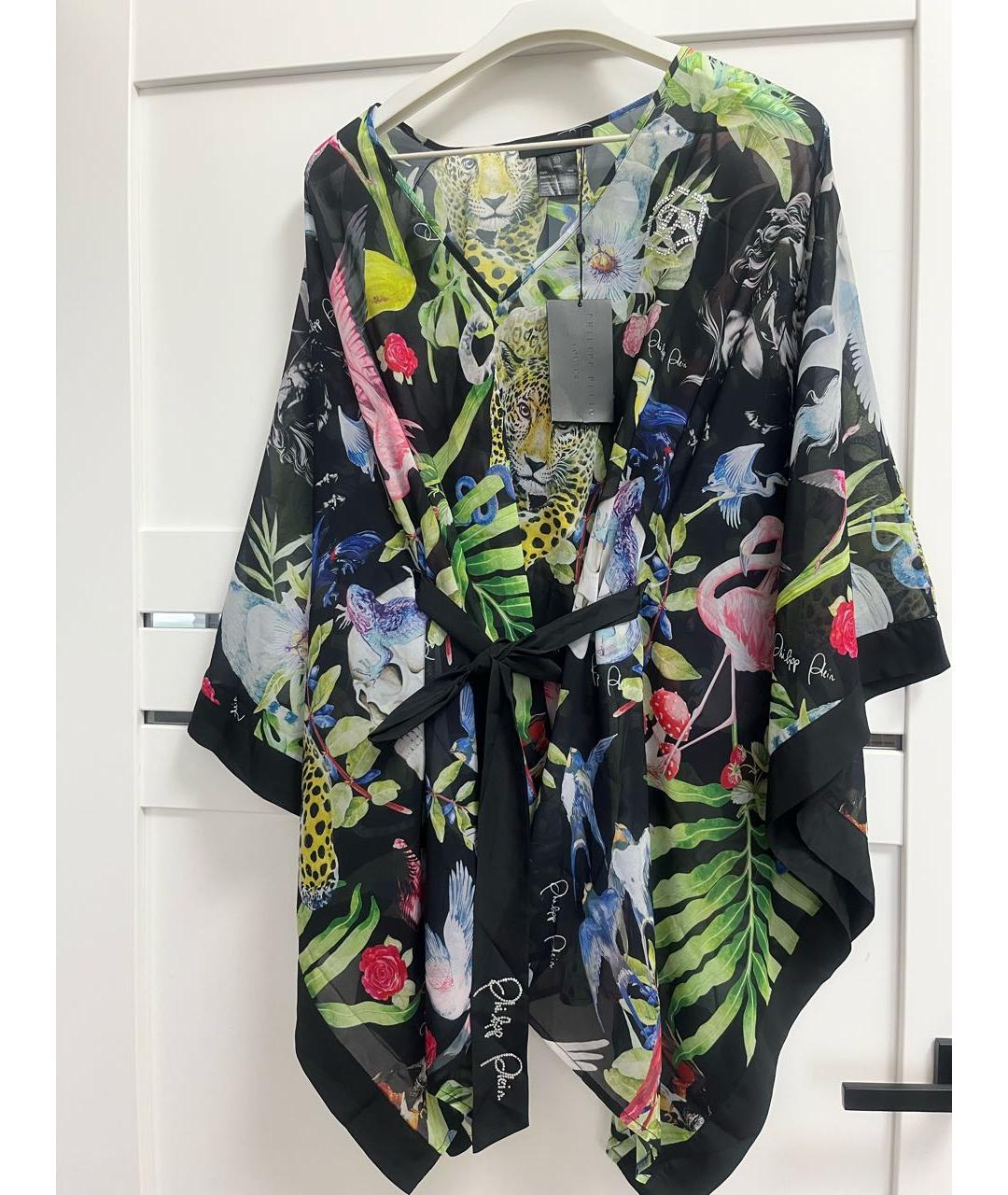PHILIPP PLEIN Мульти полиэстеровая туника, фото 8