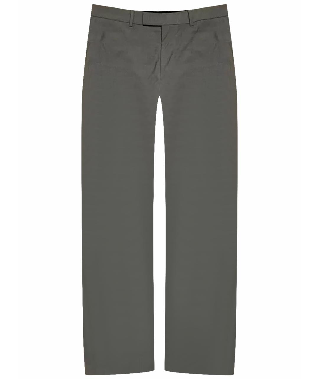 HUGO BOSS Серые шерстяные классические брюки, фото 1