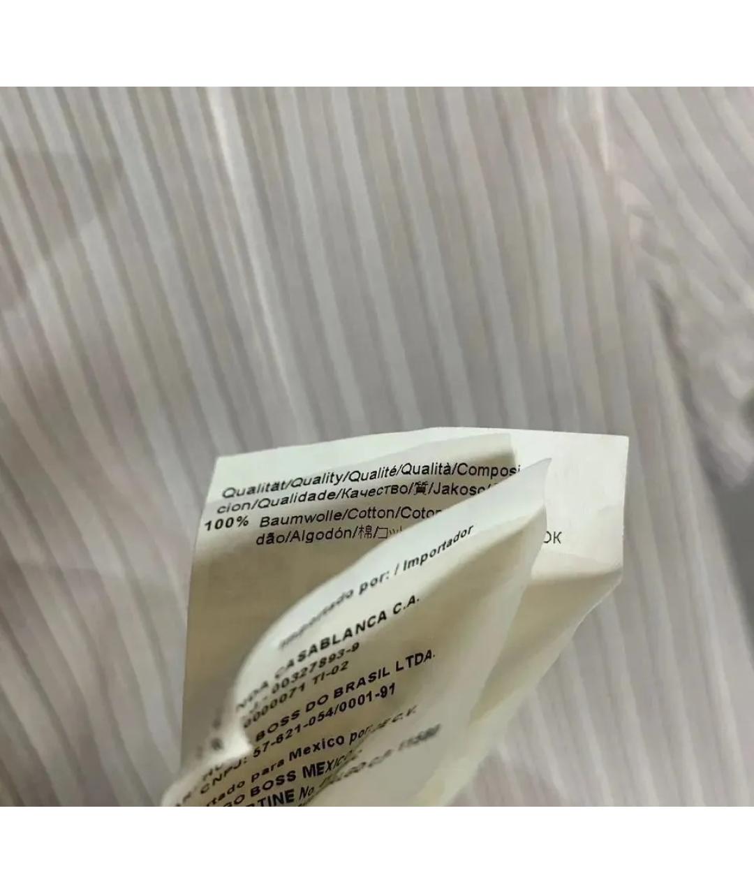 HUGO BOSS Хлопковая кэжуал рубашка, фото 7