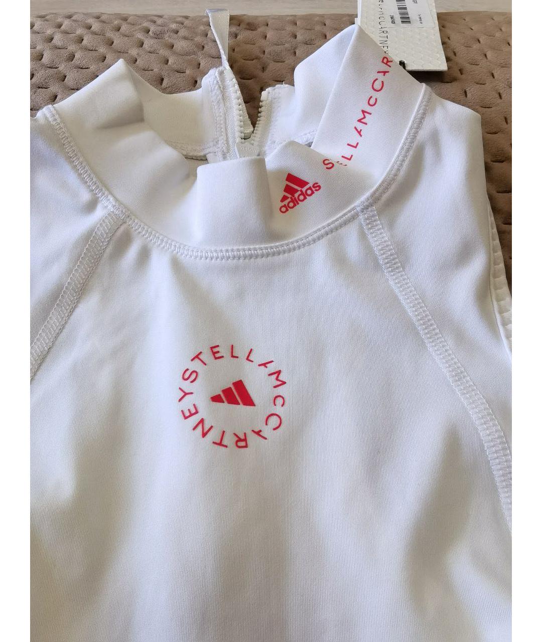 ADIDAS BY STELLA MCCARTNEY Белая полиэстеровая майка, фото 4