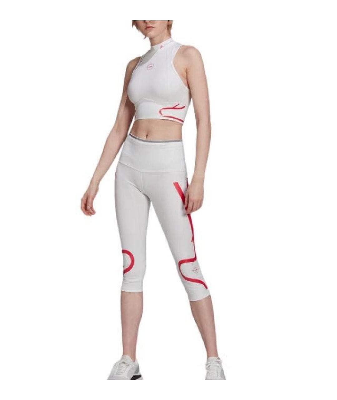 ADIDAS BY STELLA MCCARTNEY Белая полиэстеровая майка, фото 7