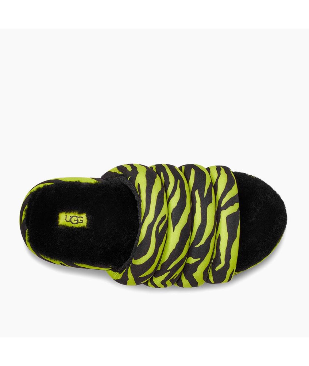 UGG AUSTRALIA Салатовые синтетические сандалии, фото 2
