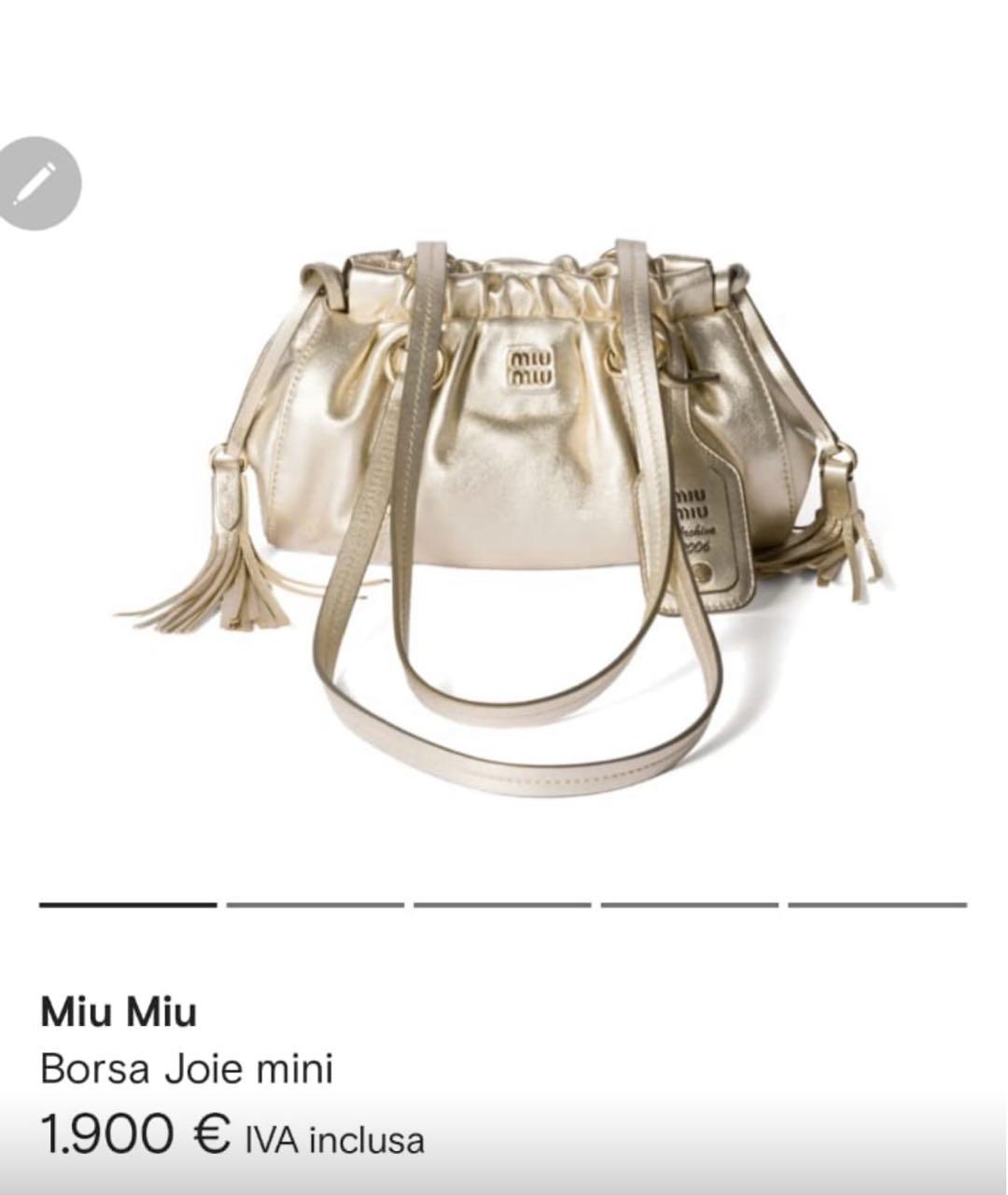 MIU MIU Черная кожаная сумка с короткими ручками, фото 8