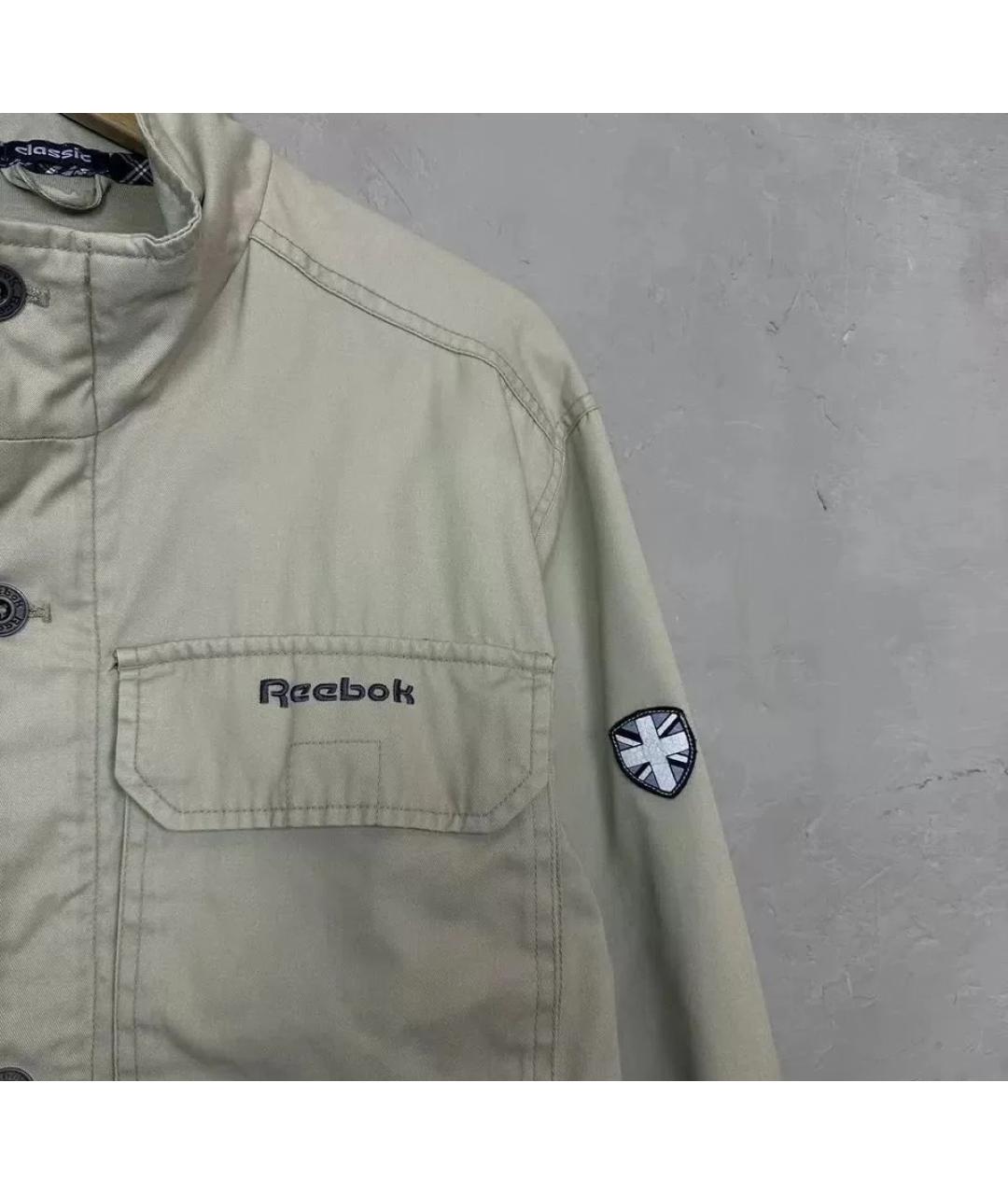 REEBOK Бежевая хлопковая куртка, фото 6