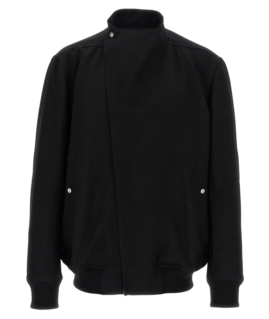 RICK OWENS Черная хлопковая куртка, фото 1