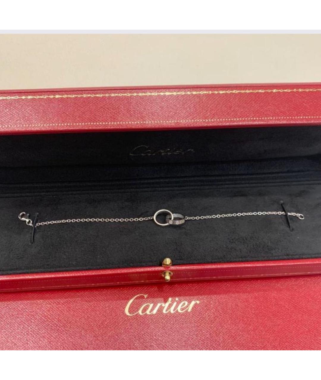 CARTIER Серый браслет из белого золота, фото 3